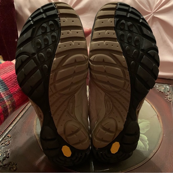 ASOLO Ellery Sand/ Dark Sand Hiking Boots Trail  Made in Romania ~ Women’s Sz 10 - Picture 8 of 9